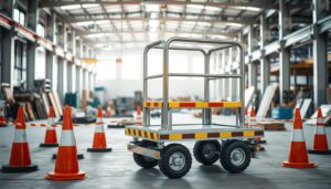 Sécurité plateforme individuelle roulante